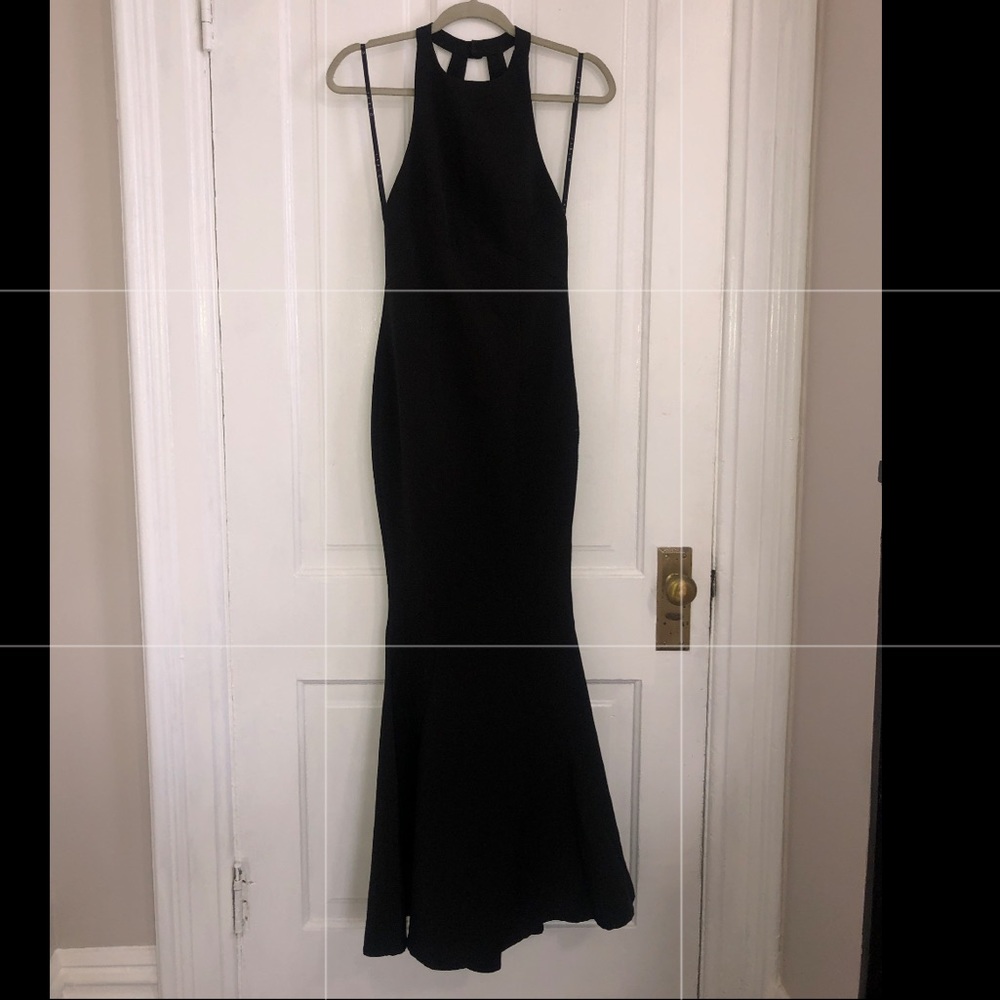 Open back mermaid dress